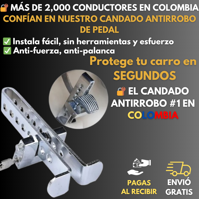 Pedal Antirrobo