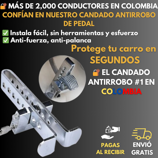 Pedal Antirrobo